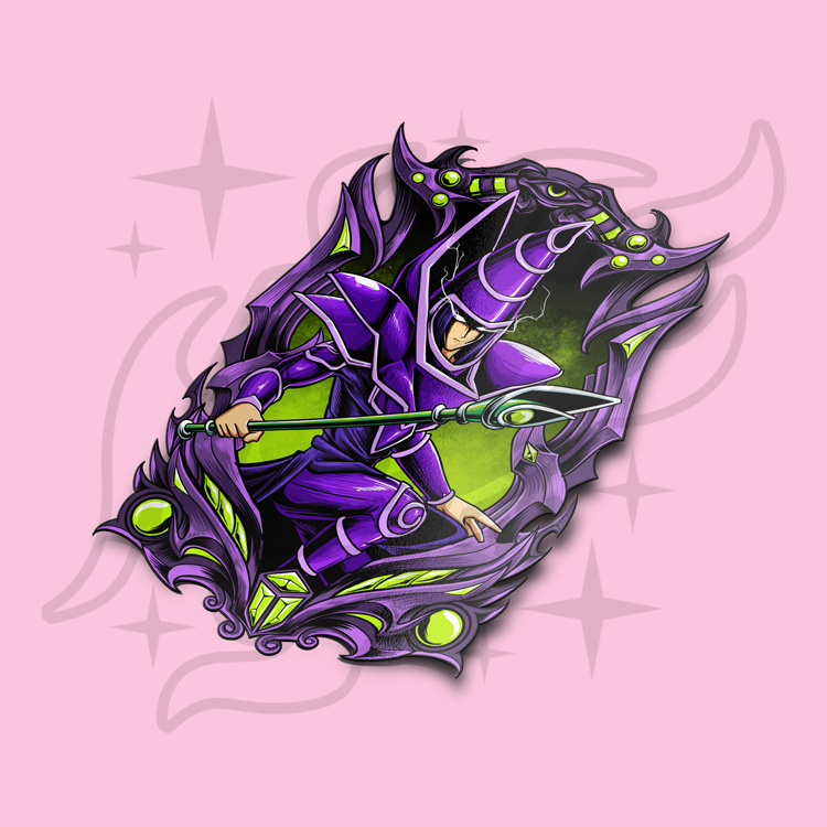 Purple Magician Sticker