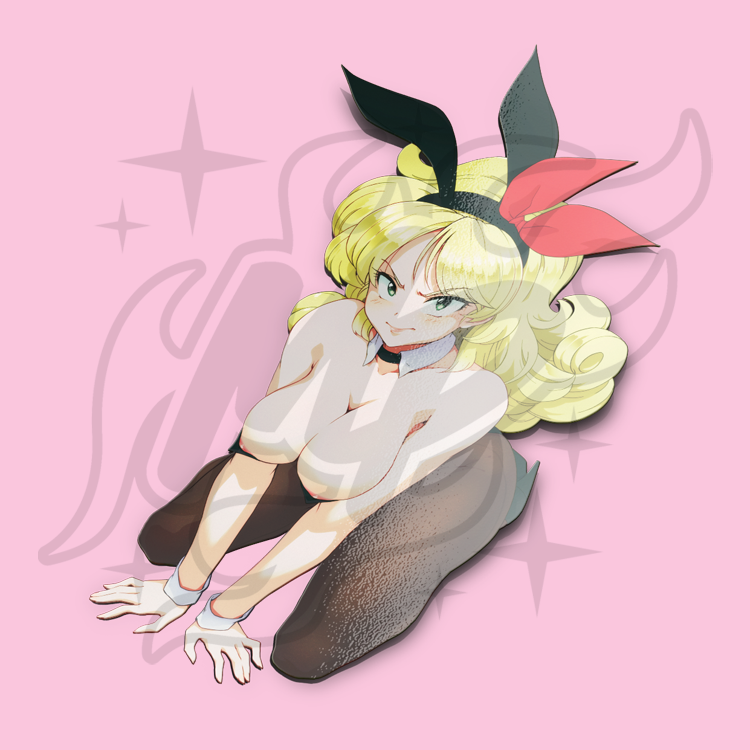 Launch Blonde Bunny Sticker