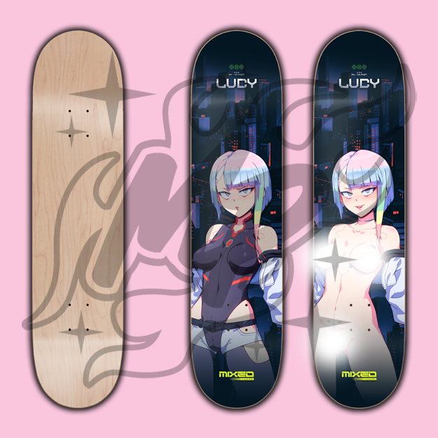 Lucy Cyberpunk Skate Deck