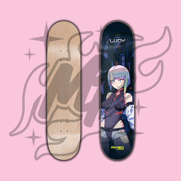 Lucy Cyberpunk Skate Deck
