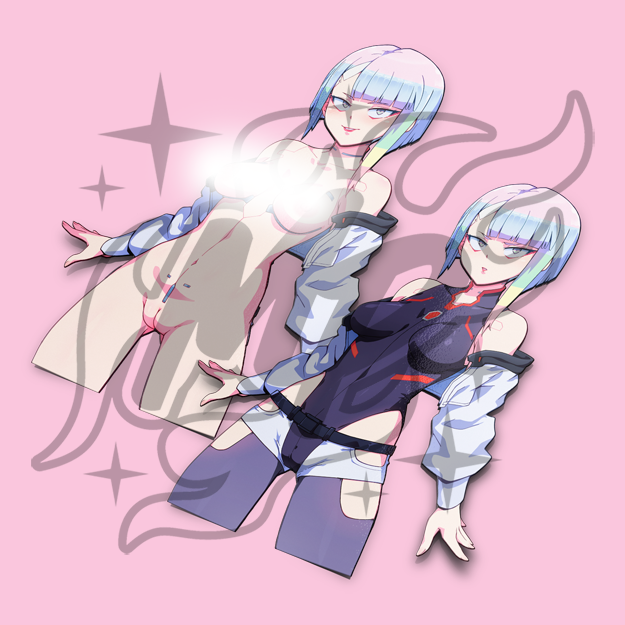 Lucy Cyberpunk Sticker
