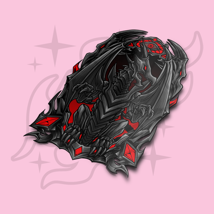 Black Dragon Sticker