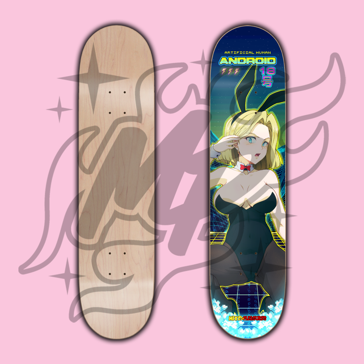 Yellow Bunny Skate Deck