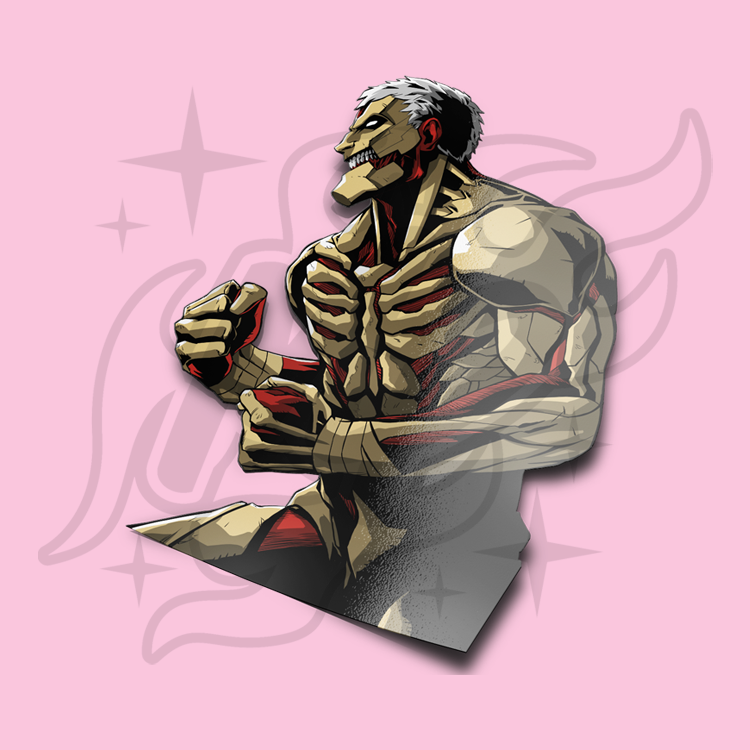 Shielded Titan Sticker