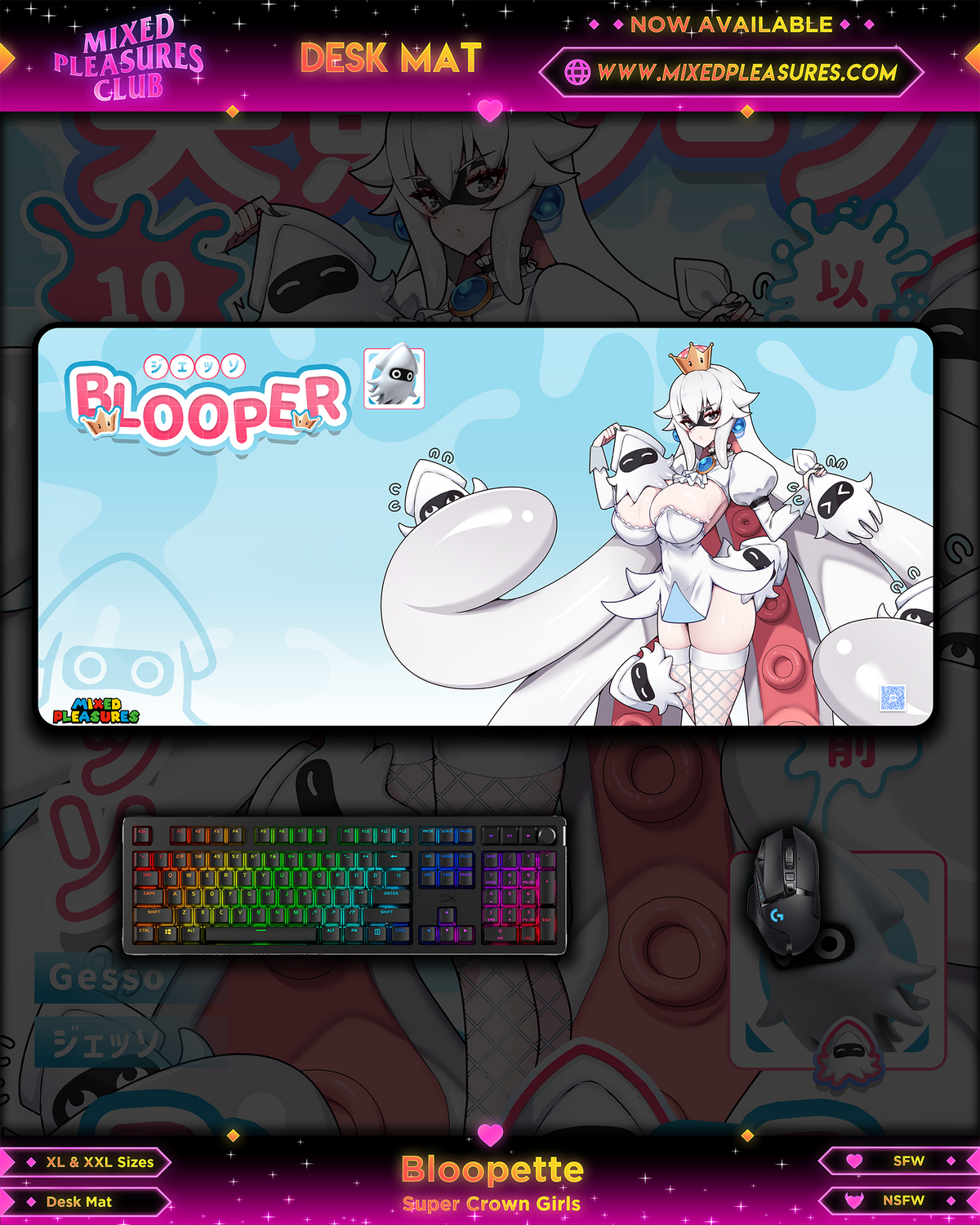 Bloopette Deskmat