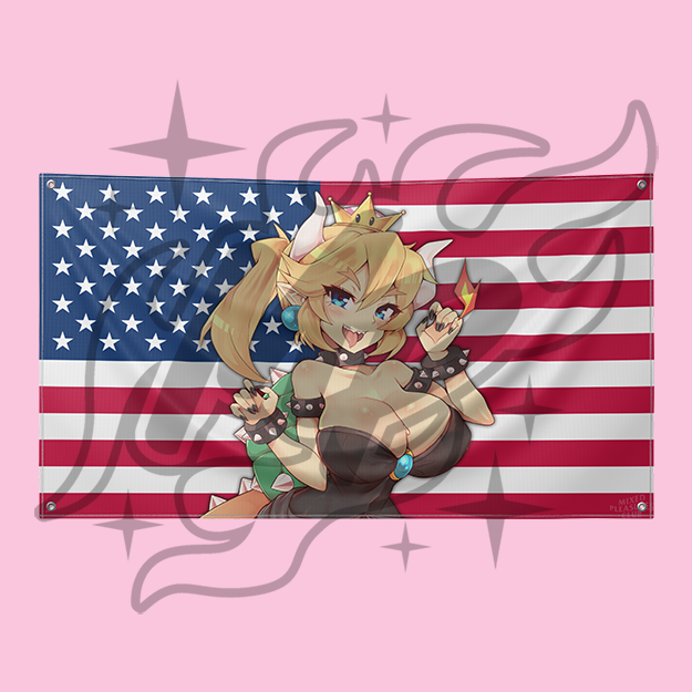 Bowsette Flag