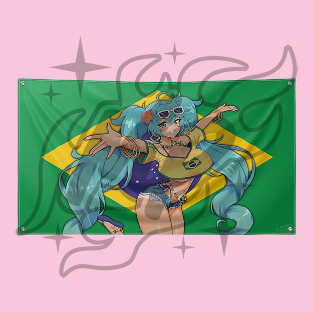 Brazilian Miku Flag