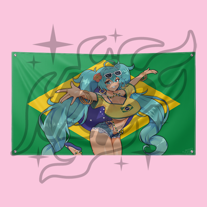 Brazilian Miku Flag