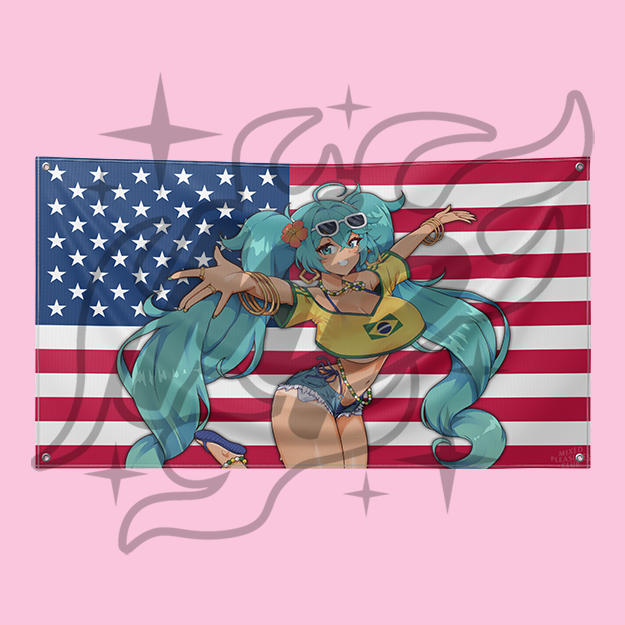Brazilian Miku Flag