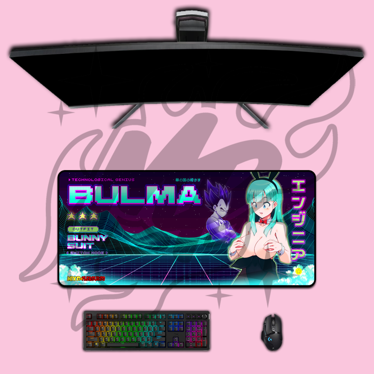 Blue Bunny Deskmat