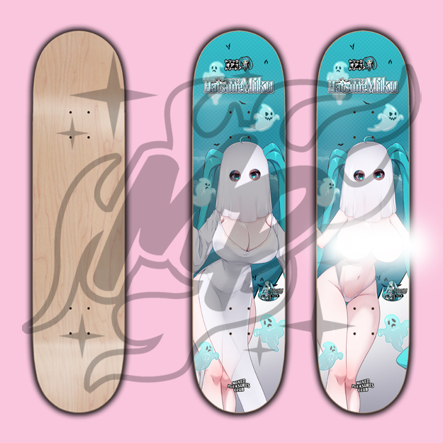 Ghost Miku Skate Deck