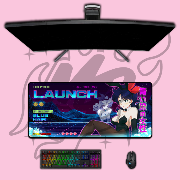 Blue Lunch Deskmat