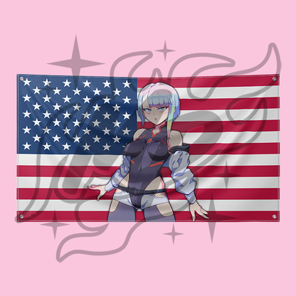 Lucy Cyberpunk Flag