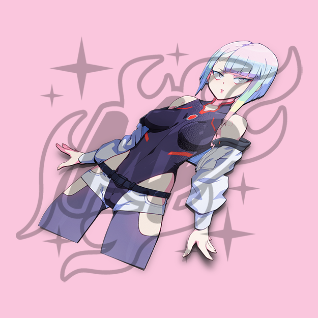 Lucy Cyberpunk Sticker