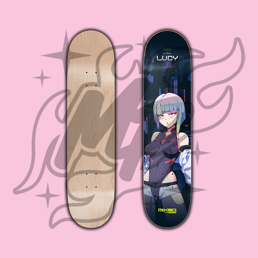 Lucy Cyberpunk Skate Deck