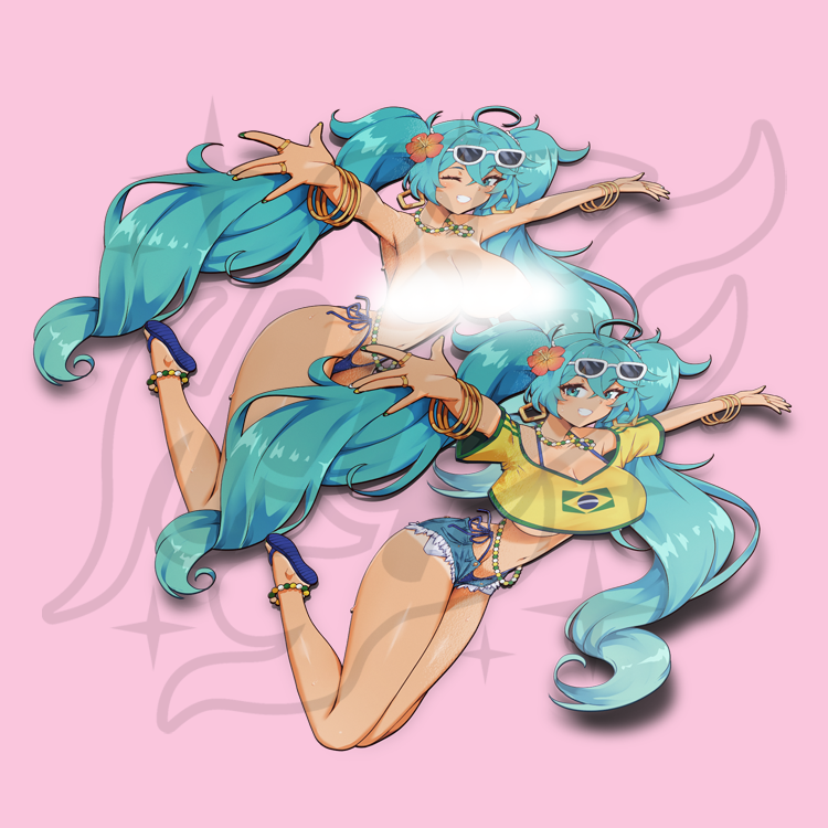 Brazilian Miku Sticker