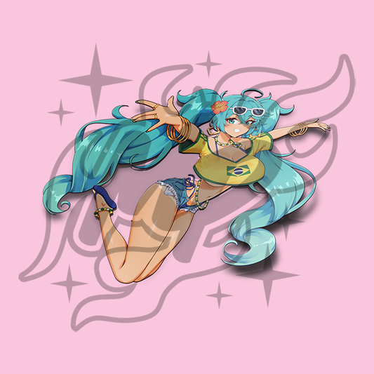 Brazilian Miku Sticker