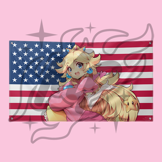 Princess Peach Flag