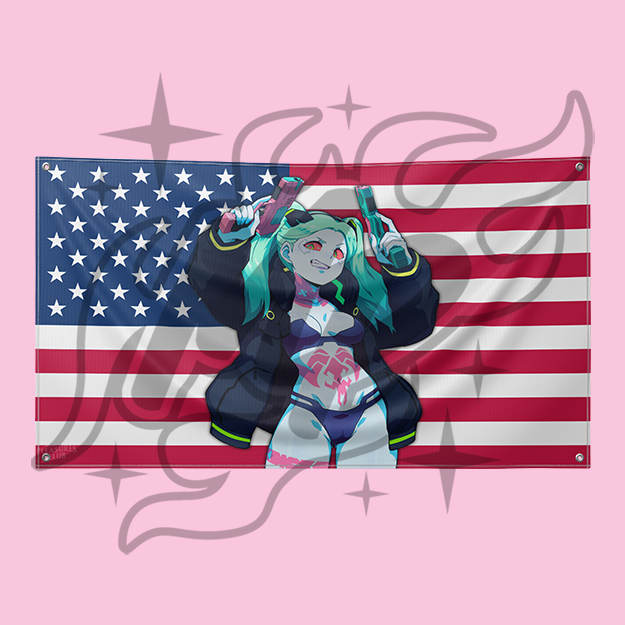 Rebecca Cyberpunk Flag