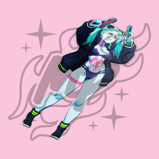 Rebecca Cyberpunk Sticker