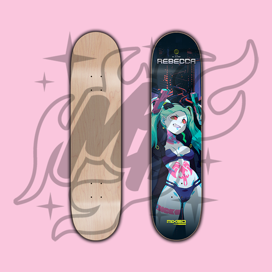Rebecca Cyberpunk Skate Deck