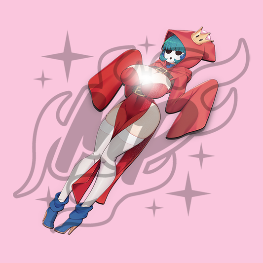 Shy Gal Sticker