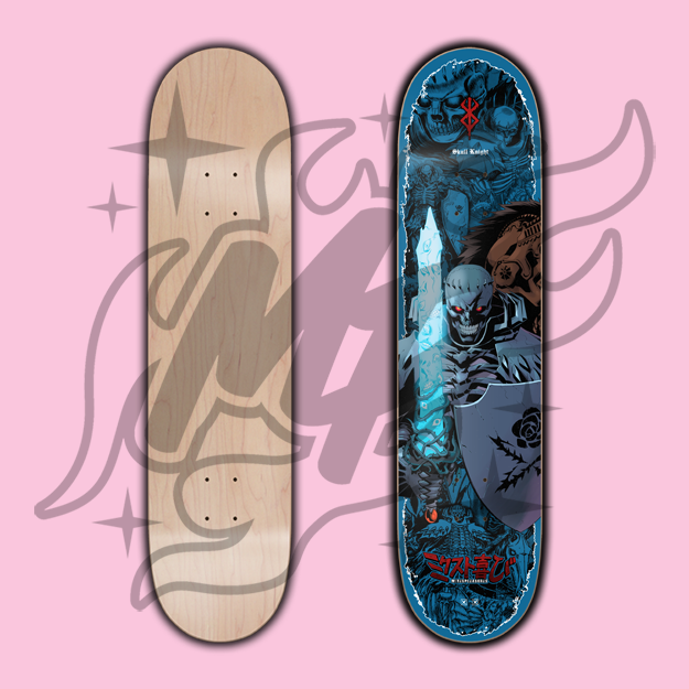 Skull Knight Skate Deck